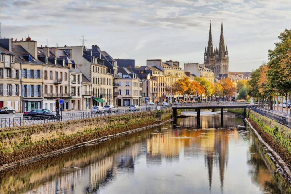 Appartement L'Odet - Superbe Vue Sur Les Quais - Hyper Centre à Quimper Extérieur photo